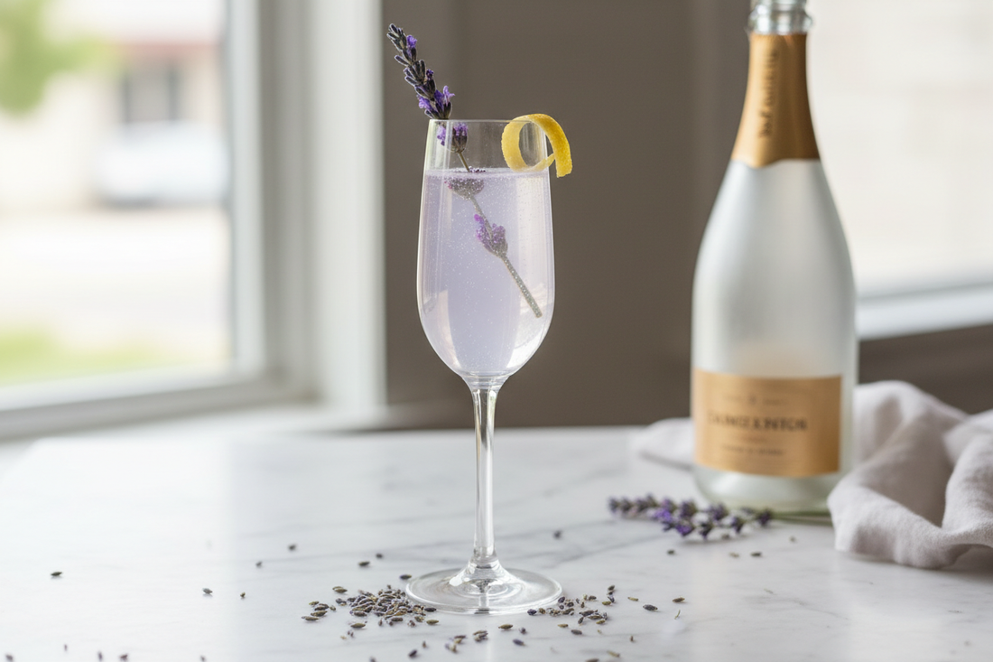 Lavender French 75 – A Floral Champagne Cocktail