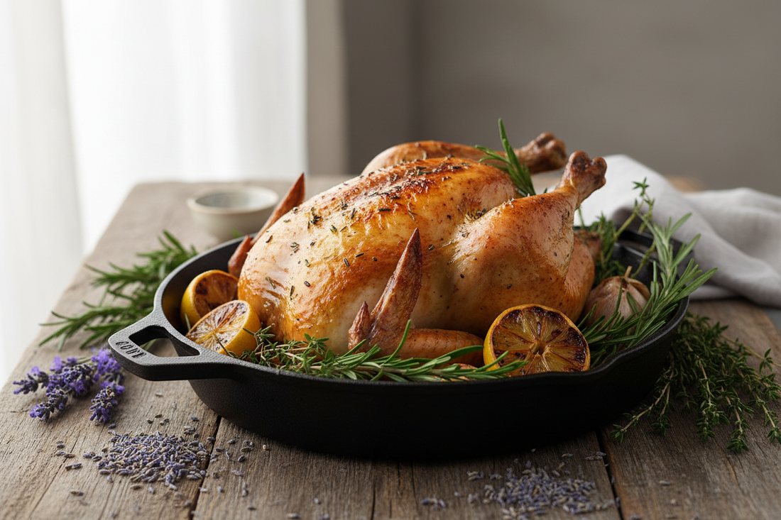 Lavender Herb Roasted Chicken