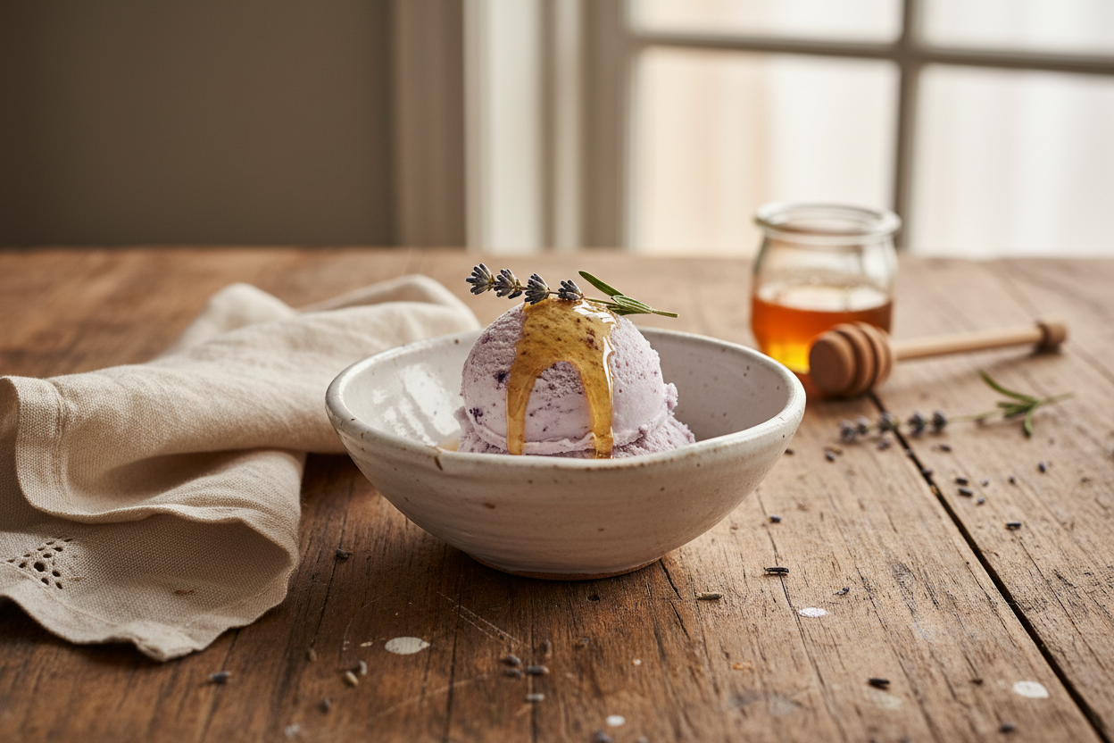 Lavender Ice Cream