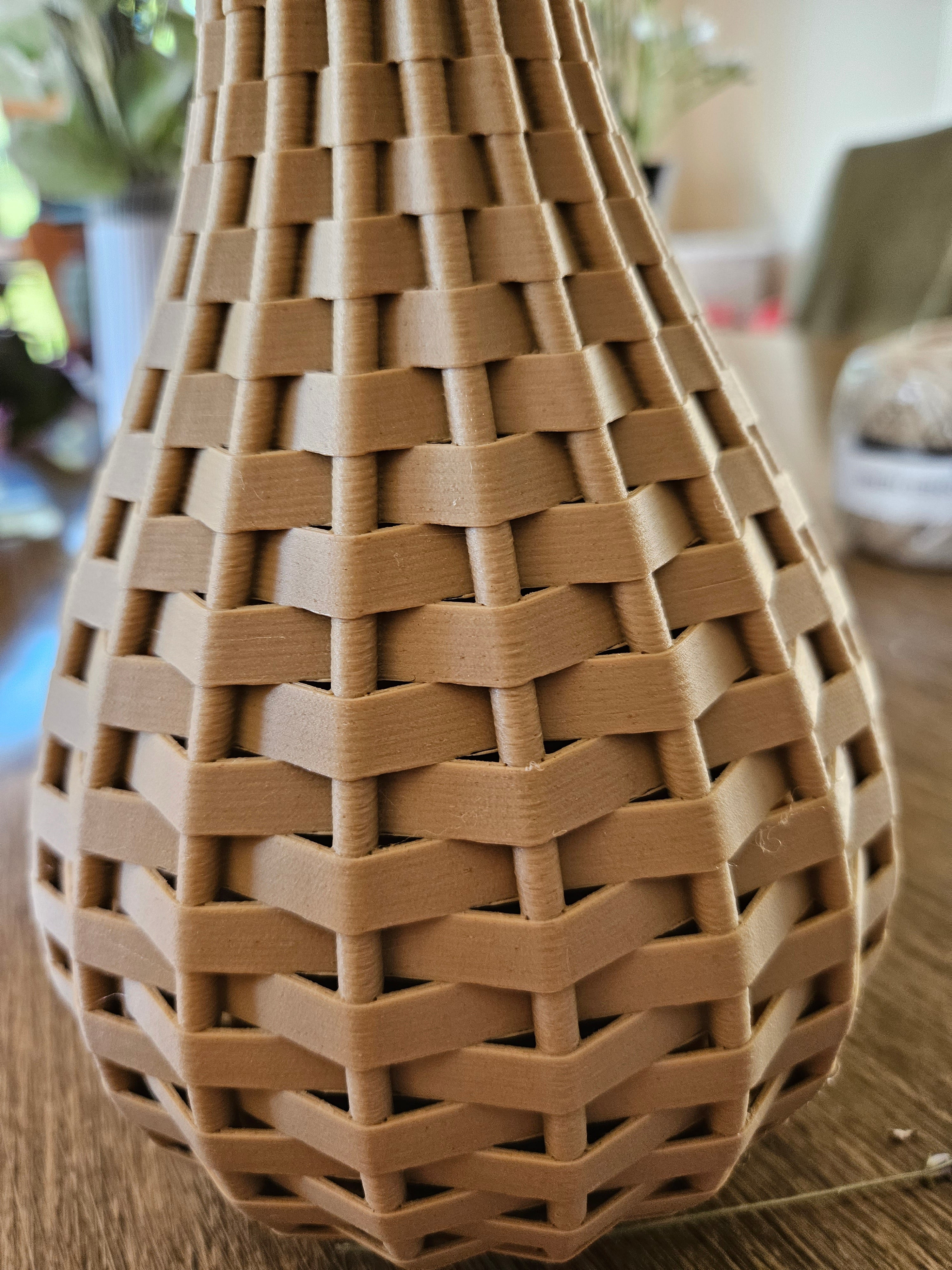 3D Printed Wicker Vase