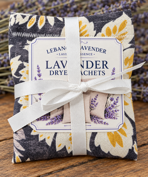 Lavender Dryer Sachets — Set of 3